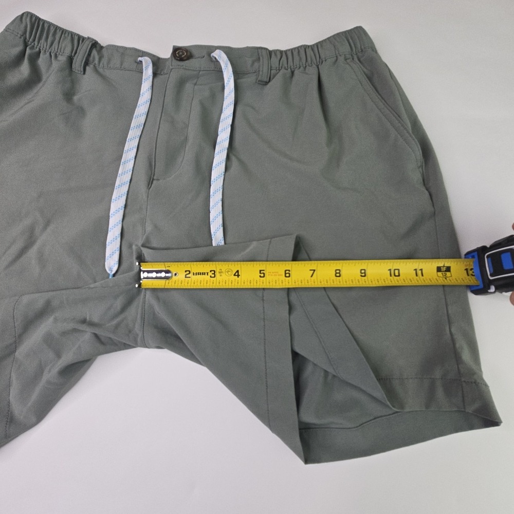 Chubbies Mens 2XL Hybrid Shorts Green Drawstring Regular Fit Stretch 6" inseam - Picture 11 of 15